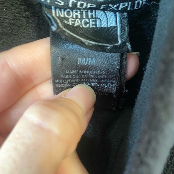The North Face Jacket Womens Med Black Osito Gorpcore Athleisure Fleece Zip Up - Picture 4 of 12